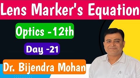 Understanding the Lens Maker