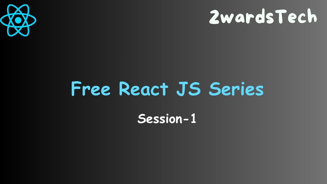 S01_Introduction to React JS - YouTube