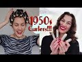 I Set My Hair Using Vintage 1950s Curlers⎢VINTAGE TIPS & TRICKS