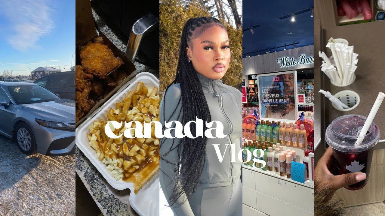 vlog canada ( i eat poutine, shopping ,& more ) FR