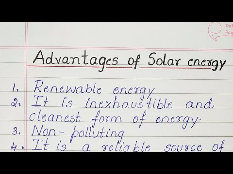 شمسی توانائی کے فوائد اور نقصانات