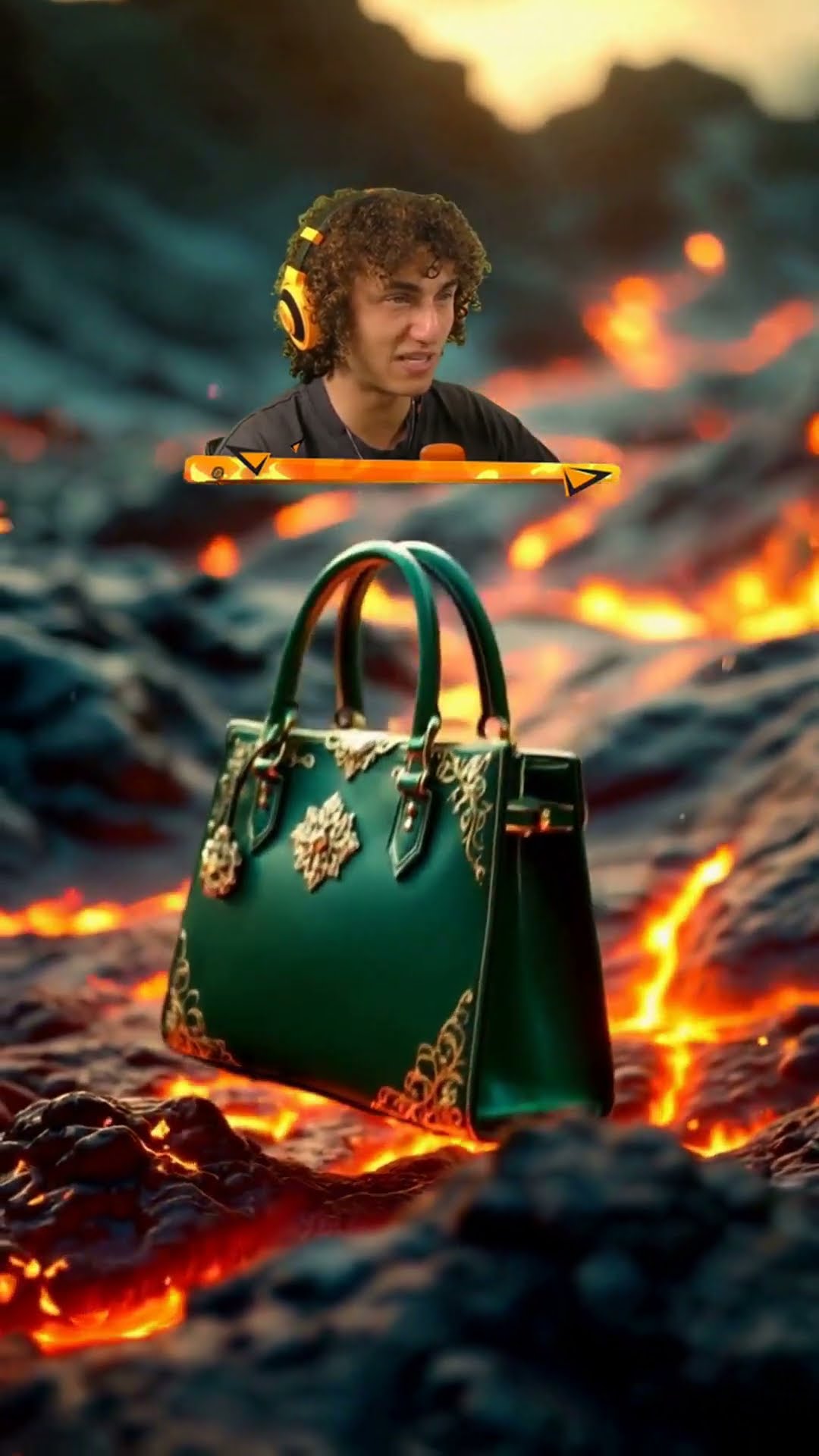 Luxury Handbag vs LAVA!