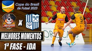 Melhores Momentos Magnus X Minas | Jogo de Ida | Copa do Brasil de Futsal 2023 (10/05/2023)