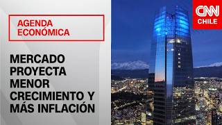 Alerta económica: Mercado proyecta menor crecimiento y alza en la inflación para Chile