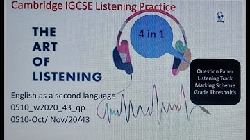 Listening (Extended) English as a second language 0510 w 2020 43 qp with answers