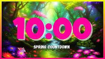 10 Minute Spring Timer With Relaxing LoFi Music 🌸