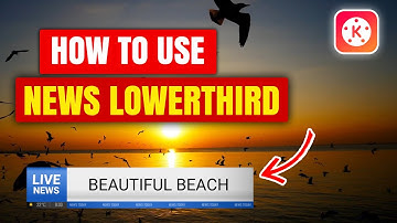 Cara Membuat Lowerthird Berita di Aplikasi Kinemaster  - Tutorial Kinemsater