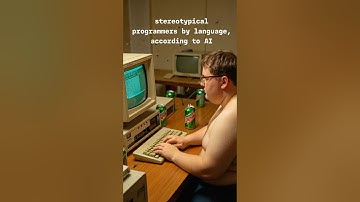 stereotypical programmers by language, according to AI