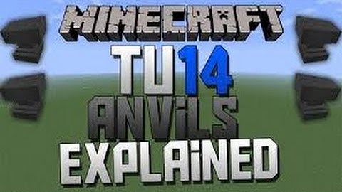 Minecraft Xbox 360/PS3 - TU14 Anvil Tutorial! - (How To Use An Anvil TU14 Tutorial)