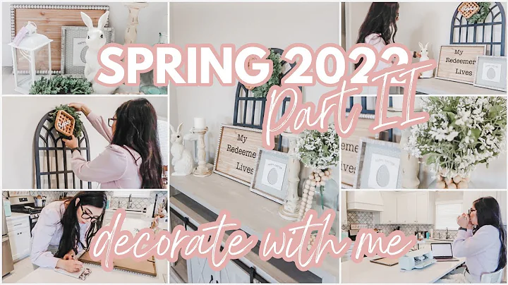 *NEW* SPRING DECORATE WITH ME 2022 | SPRING DECORATING IDEAS 2022 | EASTER DECORATING IDEAS 2022