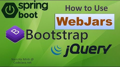 Spring Boot: How to use WebJars for Bootstrap and jQuery