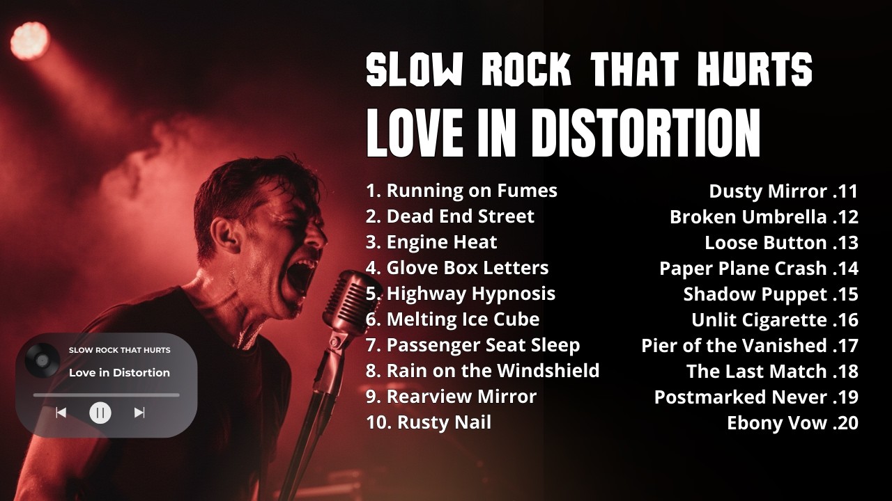 Emotional Slow Rock Playlist – Slow Rock That Hurts – Love in Distortion