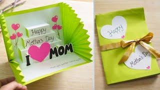 Beautiful Mother&#39;s day Pop-up card / diy Pop-up card / How to make Mother&#39;s day card / paper craft 💓