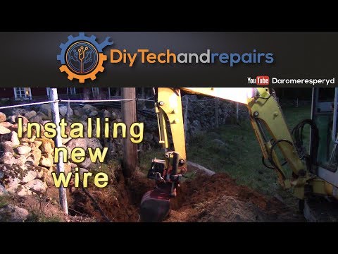 Digging for new main grid connection. MORE POWAH! (Reupload)