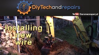 Digging for new main grid connection. MORE POWAH! (Reupload)