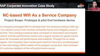 RAP Corporate Innovation - Information Session