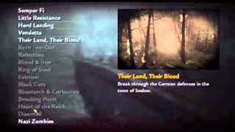 CALL OF DUTY: WORLD AT WAR ZOMBIE CHEAT TUTORIAL