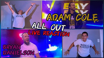 ADAM COLE BRYAN DANIELSON | AEW DEBUT | LIVE REACTION | AEW ALL OUT