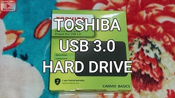TOSHIBA 3.0 HARD DRIVE 1TB CANVIO BASICS | QUICK UNBOXING