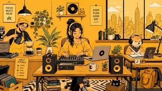 Playlist | Start Your Work with This π Light Focus, Solid Rhythm π§| JAZZHOP Β· CHILLHOP | Cafe Β· Work