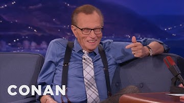 Larry King Demands Conan Freeze His Corpse | CONAN on TBS