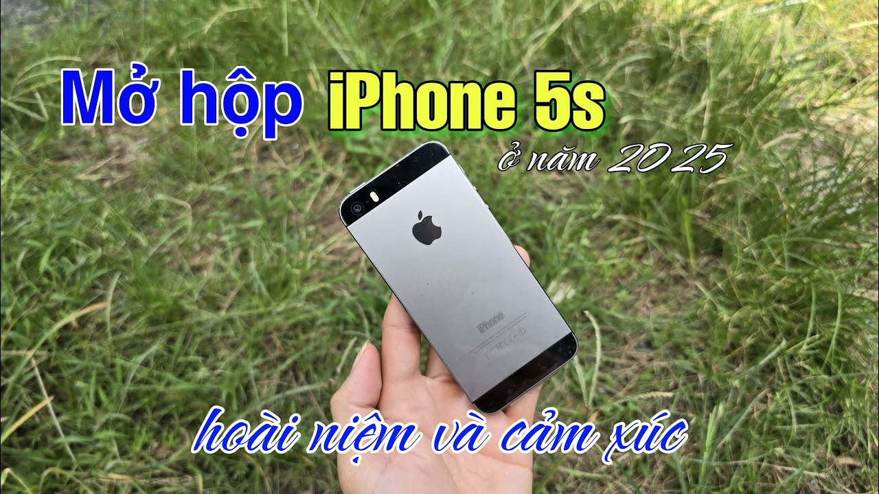 Mở hộp iPhone 5S ở năm 2025 | Chiếc iPhone mang nhiều hoài niệm