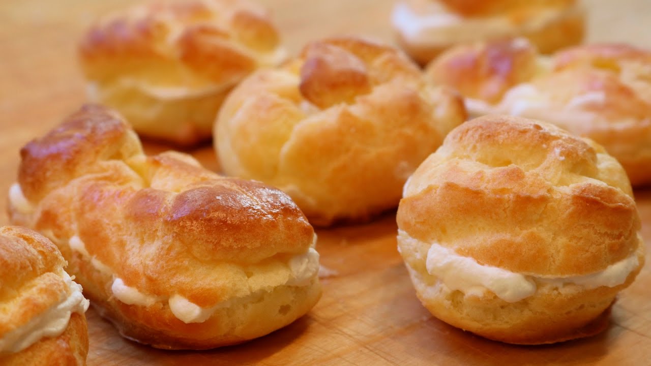 How to Make Cream Puffs & Éclairs - YouTube