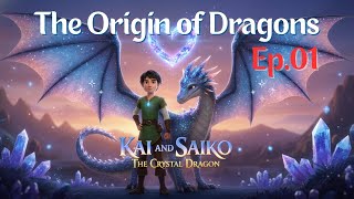 The Origin of Dragons | Kai and Saiko: The Crystal Dragon Part 1 | 3D Animation