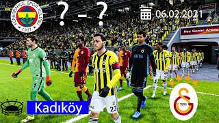 Mesut Özi̇l İlk Kez Derbi̇de İlk 11De Fenerbahce-Galatasaray Pes 2021 Fb-Gs