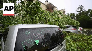 Powerful storms pummel Tallahassee, Florida