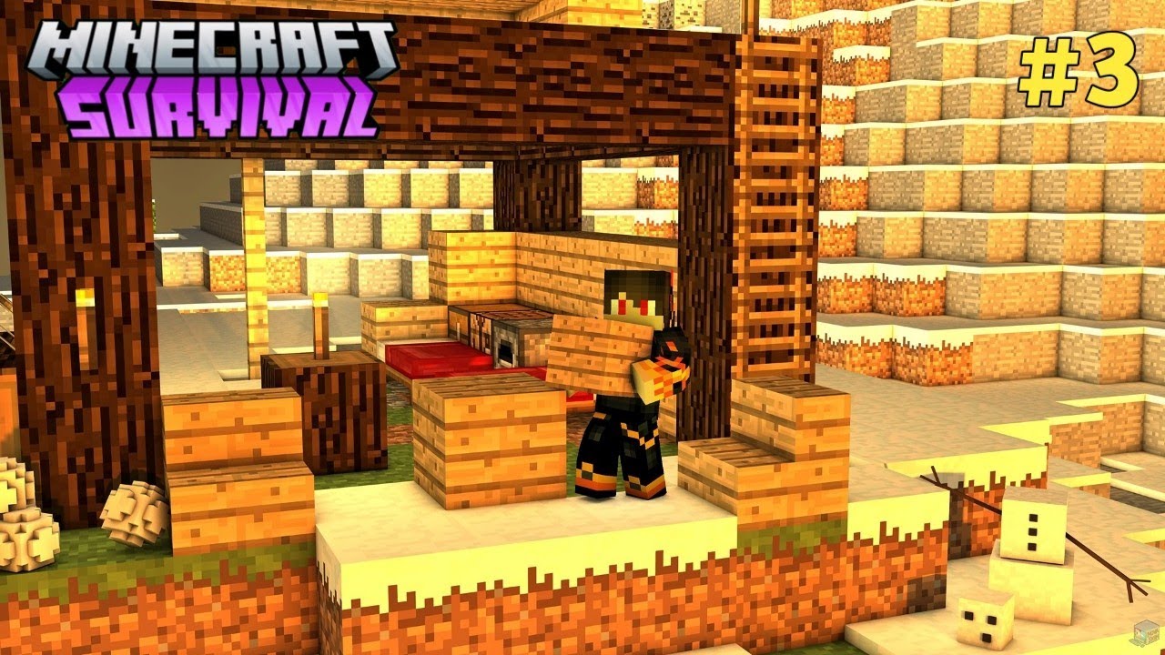 Finally I Build A New House Minecraft Survival Series Episode 3 - YouTube