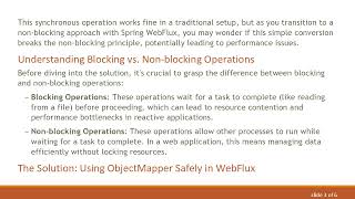 How to Convert Object to Map Using ObjectMapper in Spring WebFlux Without Blocking