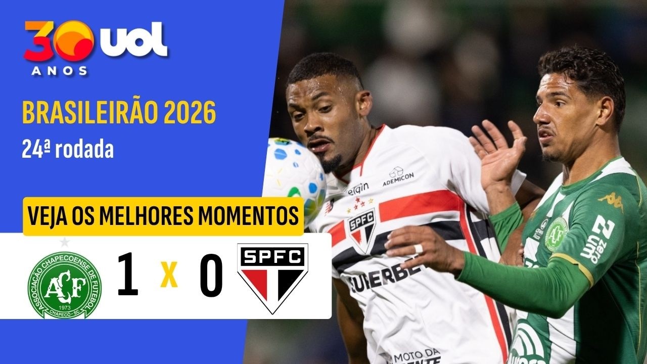 CHAPECOENSE VENCE O SÃO PAULO, QUE AUMENTA JEJUM NO BRASILEIRÃO; MELHORES MOMENTOS