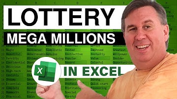 Excel - Analyzing the Most Popular Lottery Numbers in Excel | Mega Millions - Episode 453
