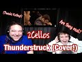 Thunderstruck! 2Cellos (AC/DC Cover) Father and Son Reaction!