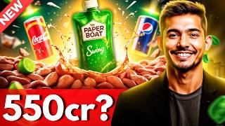 How Paper Boat Made ₹550 Cr | Soft Drinks Business Success | Paper Boat Juice Case Study screenshot 1