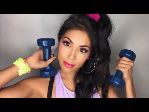 Easy Halloween Makeup Tutorial 80 S Aerobics Teacher Giveaway