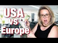 Working in USA vs Europe