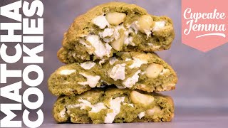 Matcha & Macadamia New York Cookies  Matchadamia! | Cupcake Jemma