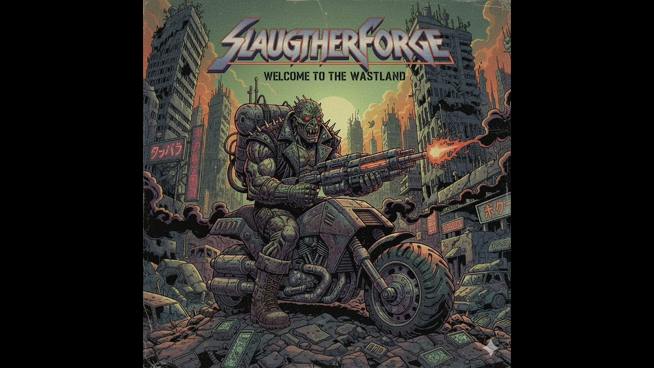 SLAUGHTERFORGE  - " MUTANT HUNTER " (80'S TRASH METAL)