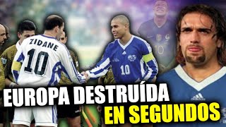 Mbappé no quiere que veas CUANDO BATISTUTA Y RONALDO SE UNIERON para comerse en un pancho a Europa