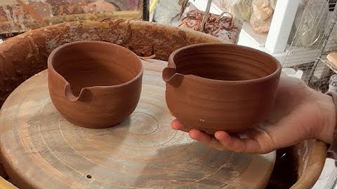 Making ceramic matcha bowls - livestream