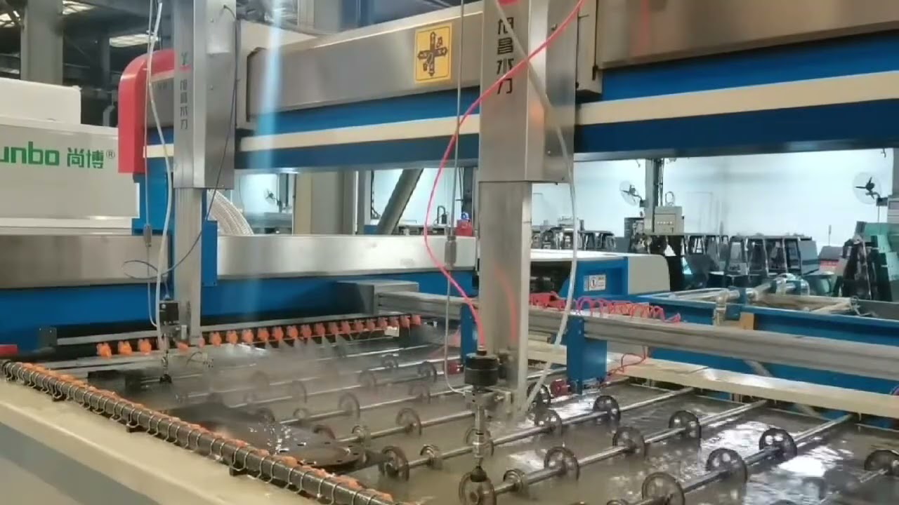 Double Head Gantry Waterjet Cutting Machine