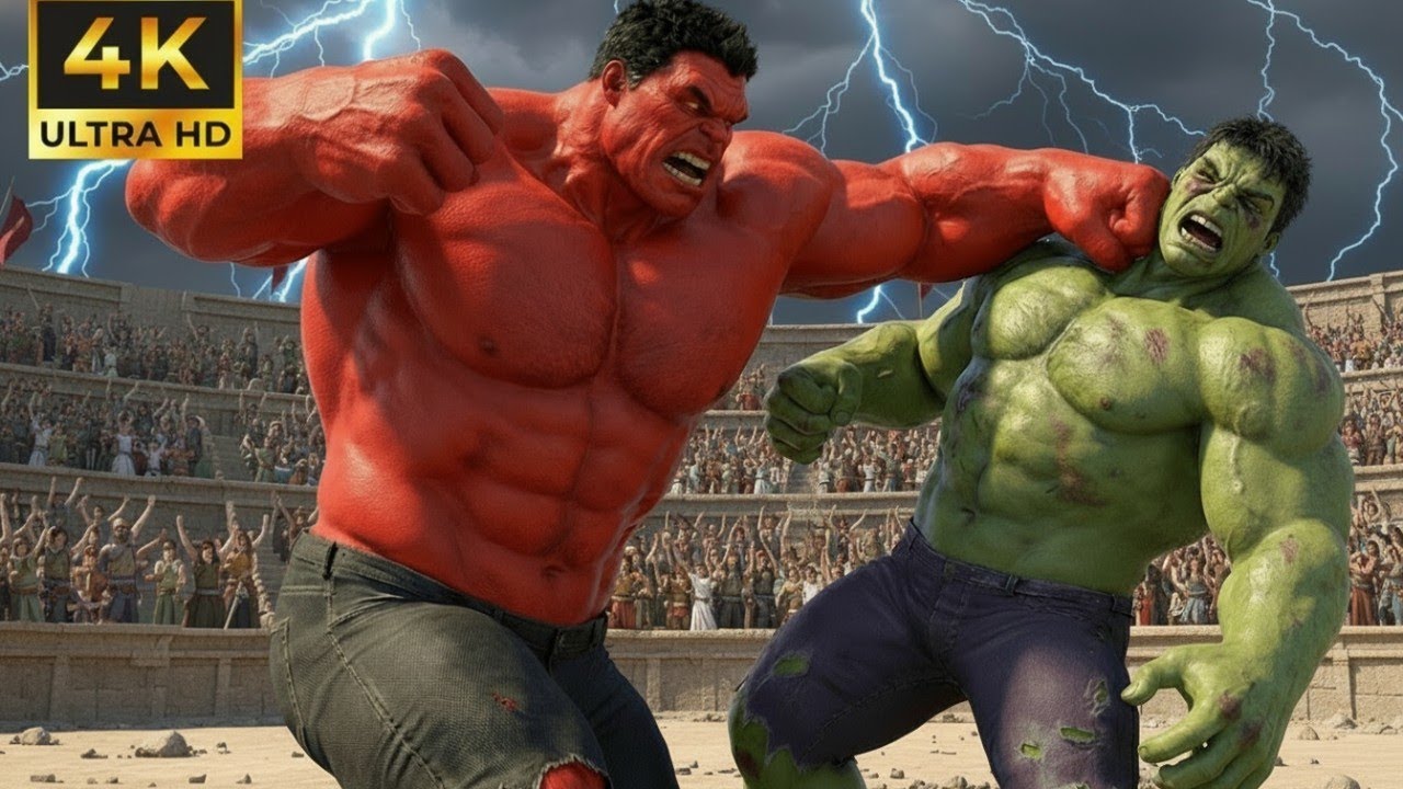 Episode 7 💥 Hulk and Red Hulk Clash in a Brutal Showdown