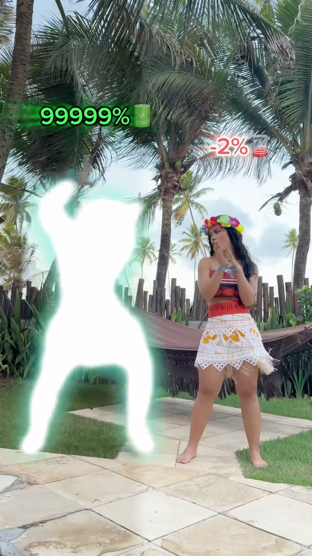 Moana pegou a energia do Maui!​⁠@mayca.brasil #dancer #trend #short #funny #moana #maui