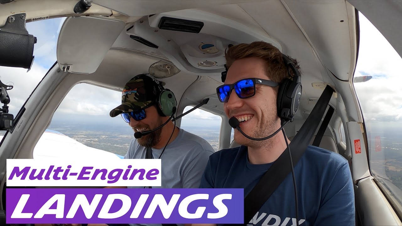 My Best Multi-Engine Landings Yet | Piper Seminole - YouTube