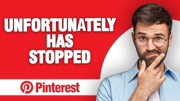 How to Fix Pinterest App Unfortunately Has Stopped (2024)