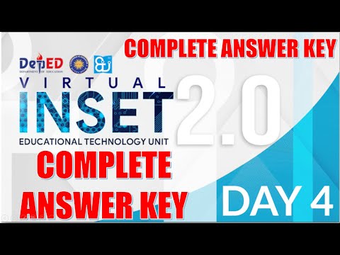 VINSET 2.0 Answer Key, FINAL EXIT QUIZ