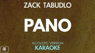 Zack Tabudlo  Pano karaokeacoustic Version