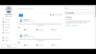 CS50 Project 4 - Social Network, Design a Twitter-like social network website
